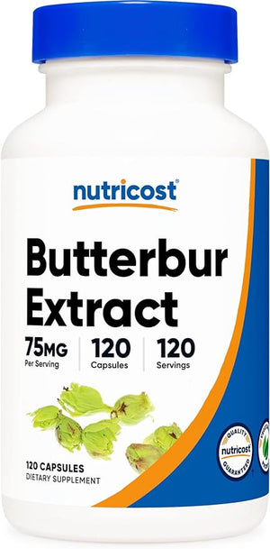 NUTRICOST BUTTERBUR EXTRACT 75MG 120 CÁPSULAS