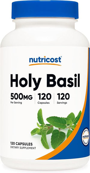 NUTRICOST HOLY BASIL 500MG 120 CÁPSULAS