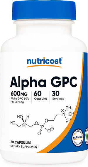NUTRICOST® ALPHA GPC 600 MG 60 CAPSULES