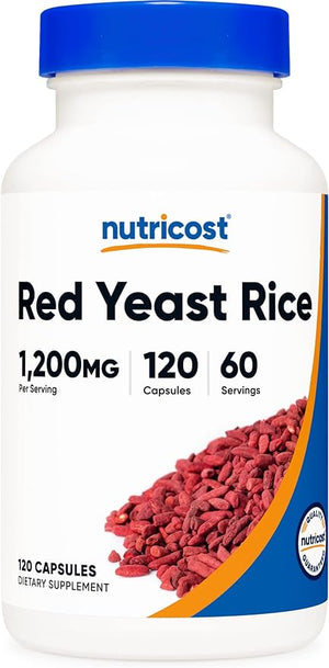 NUTRICOST RED YEAST RICE 1200MG 120 CÁPSULAS