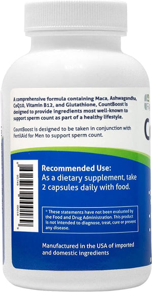 FAIRHAVEN HEALTH • COUNTBOOST FOR MEN 60 CAPSULES