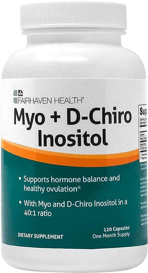 FAIRHAVEN HEALTH • MYO + D CHIRO INOSITOL 120 CAPSULES