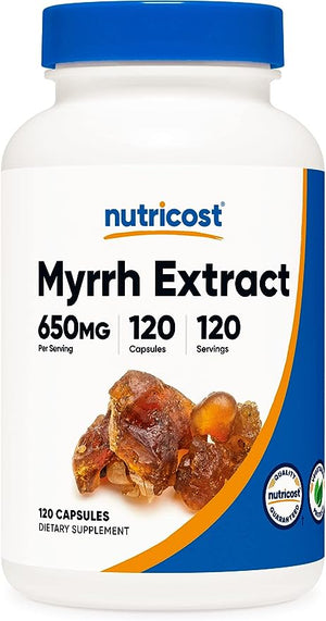 NUTRICOST MYRRH EXTRACT 650 MG 120 CÁPSULAS