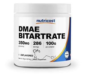 Nutricost DMAE Bitartrate Powder 350 mg 100 grs