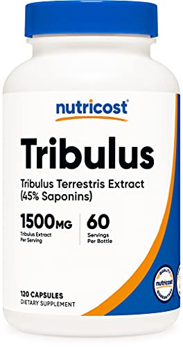 Nutricost Extracto de Tribulus Terrestris 750 mg 120 cápsulas