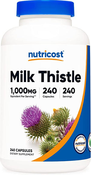 Nutricost Milk Thistle 1000 mg 240 Cápsulas